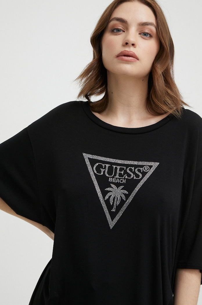 Tričko Guess černá E4GI00.K68D2