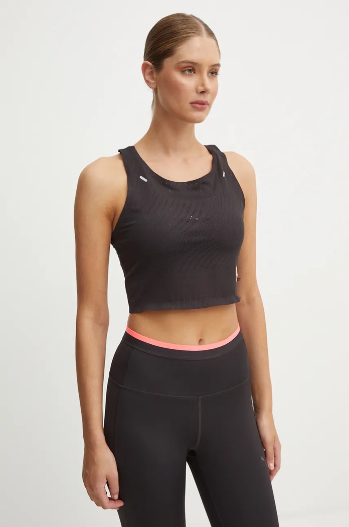 Bežecký top Puma Ultraspun jednofarebný čierna 525060
