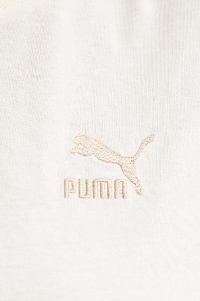 Bavlnené tričko Puma BETTER CLASSICS Oversized 624226 béžová
