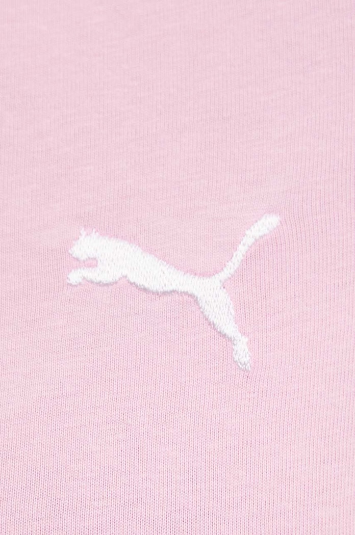 Bavlněné tričko Puma HER 677883 růžová