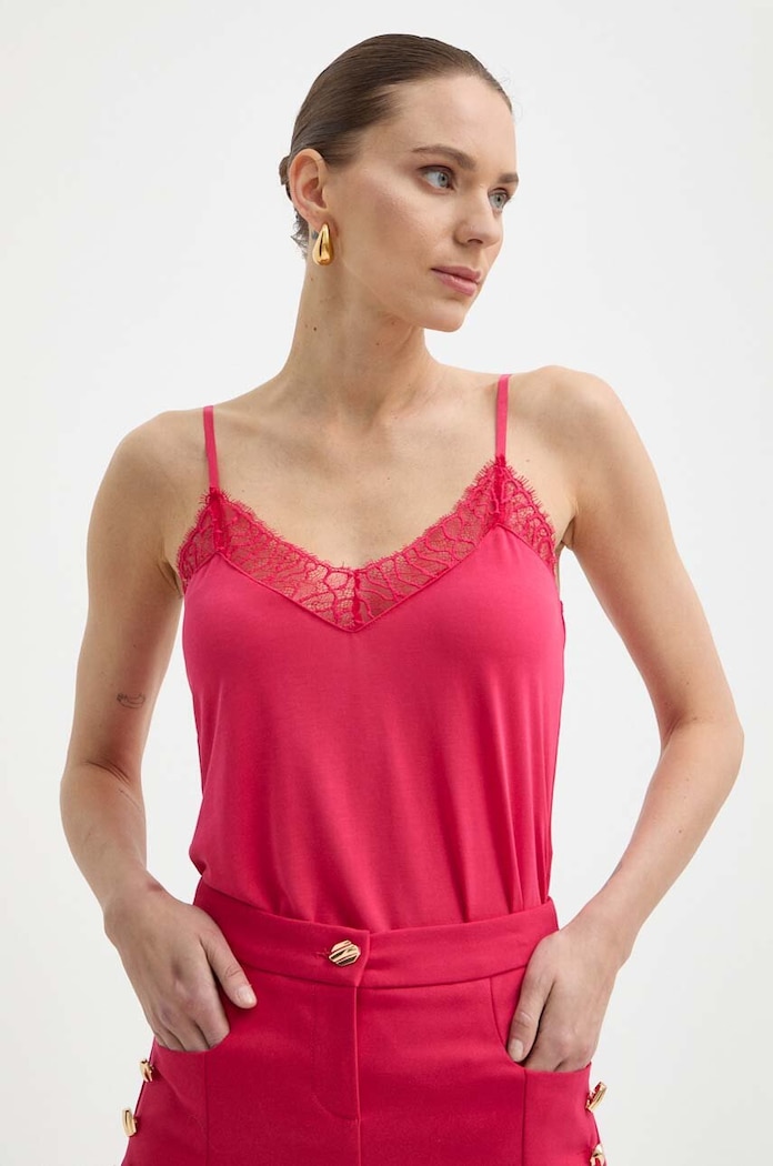 Halenka Morgan BETTY hladký červená BETTY.GRENADINE
