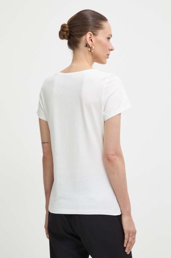 Oblečení Tričko Morgan DHEART DHEART.OFF.WHITE béžová