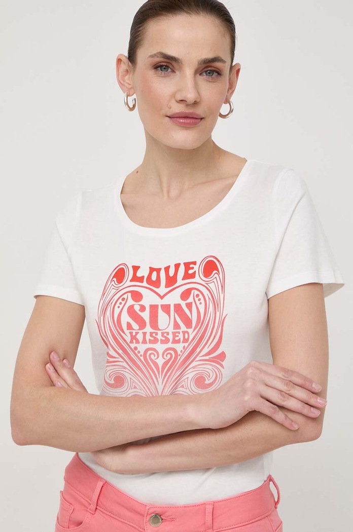 Morgan tricou alb DOBA.OFF.WHITE