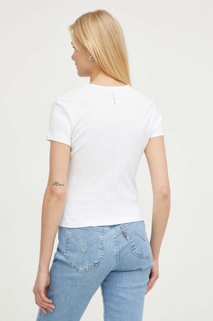 Abbigliamento AllSaints t-shirt in cotone WM526Z bianco