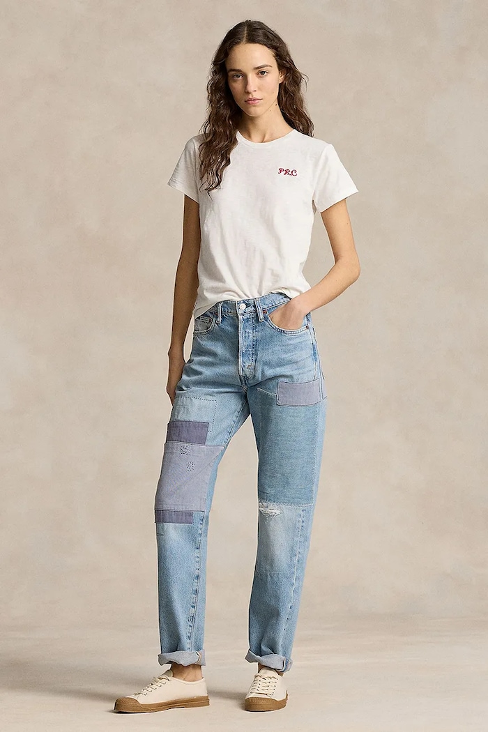 Ρούχα Βαμβακερό μπλουζάκι Polo Ralph Lauren 211949879 μπεζ