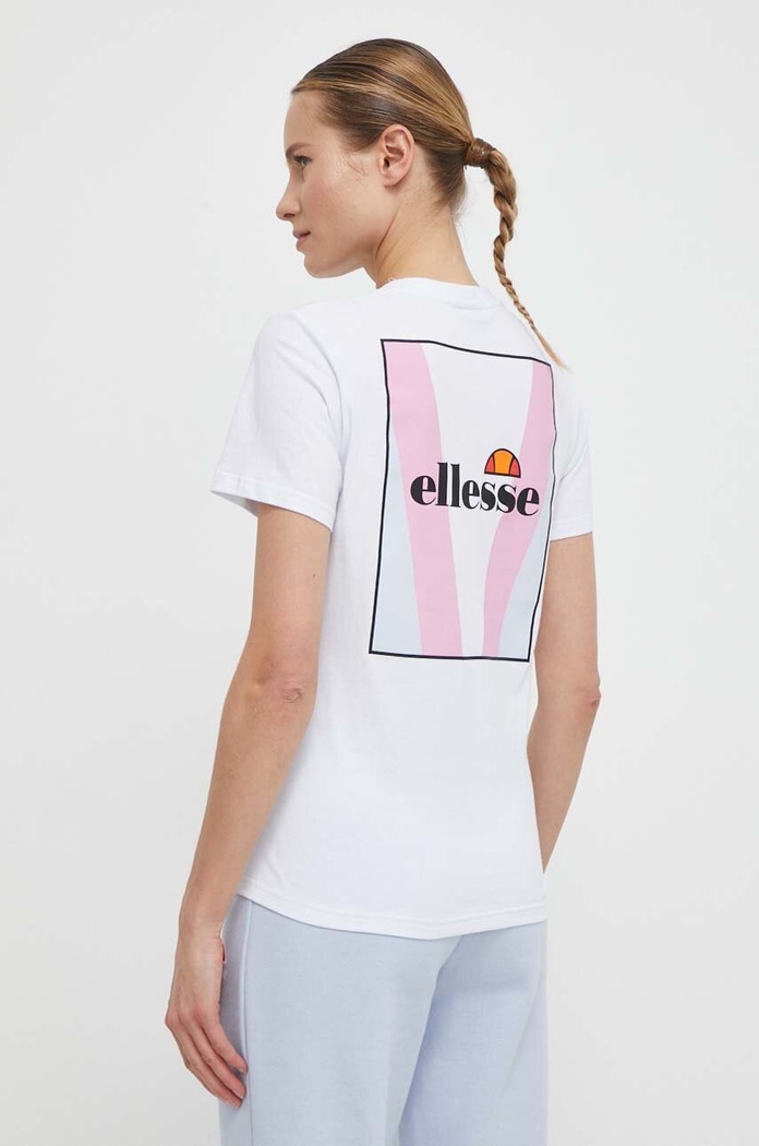 Одяг Бавовняна футболка Ellesse Juentos T-Shirt SGV19977 білий