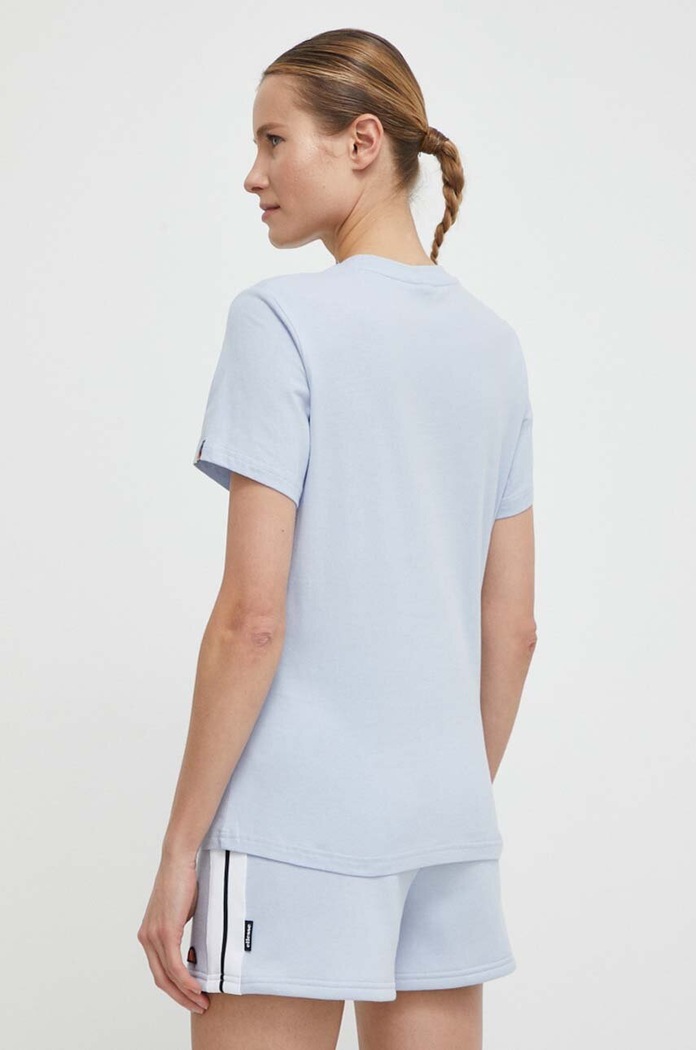 Oblečenie Bavlnené tričko Ellesse Albany T-Shirt SGV03237 modrá
