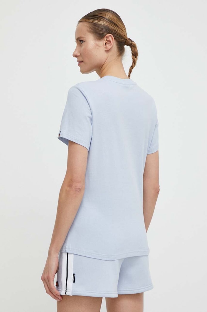Oblečenie Bavlnené tričko Ellesse Albany T-Shirt SGV03237 modrá