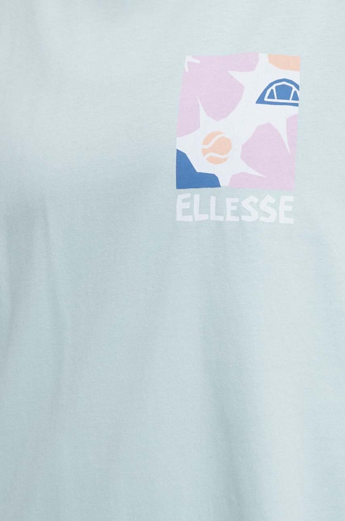 Bavlněné tričko Ellesse Fortunata T-Shirt SGV20246 tyrkysová