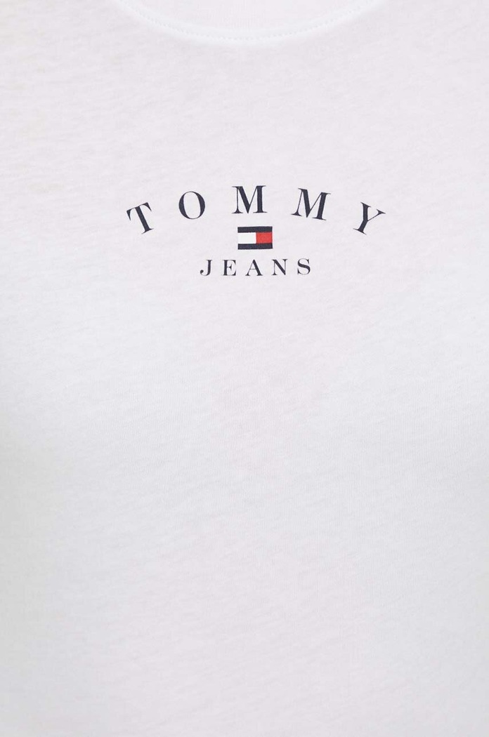 Μπλουζάκι Tommy Jeans λευκό DW0DW18140