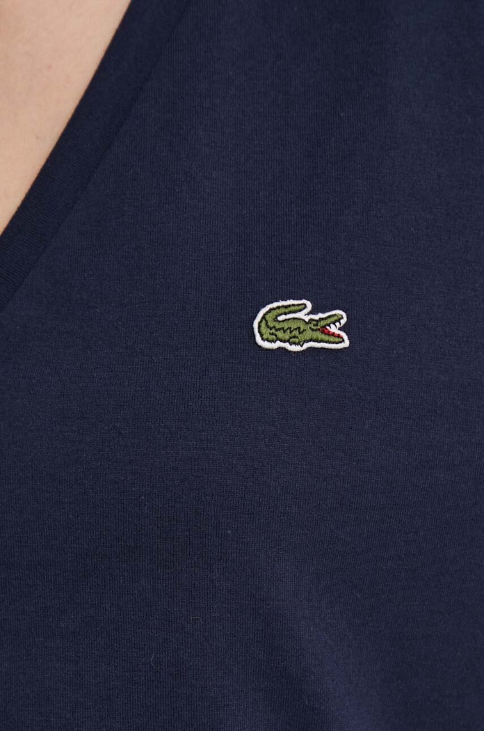 Lacoste basic t-shirt γυναικείο βαμβακερό TF7300 σκούρο μπλε