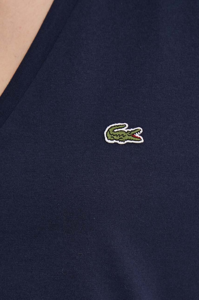 Lacoste basic t-shirt βαμβακερό γυναικείο TF7300 σκούρο μπλε