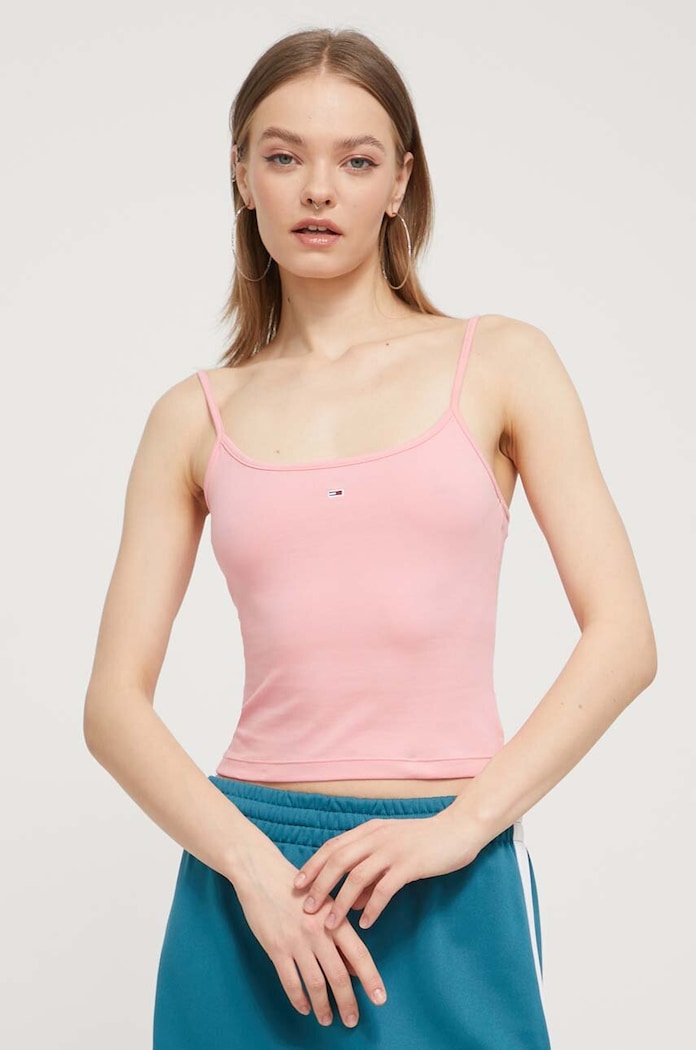 Top Tommy Jeans 2-pack DW0DW18148 růžová SS25