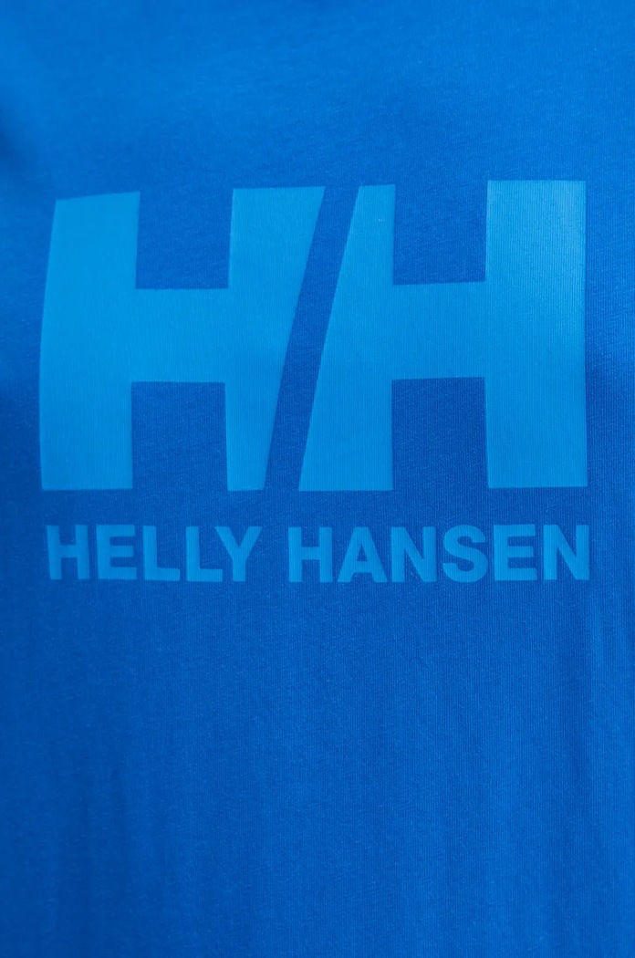 Tricou din bumbac Helly Hansen albastru 34465