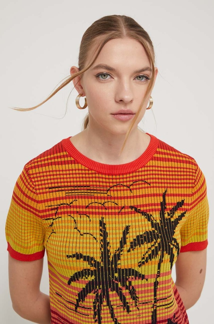 Pulover Desigual oranžna 24SWTK87