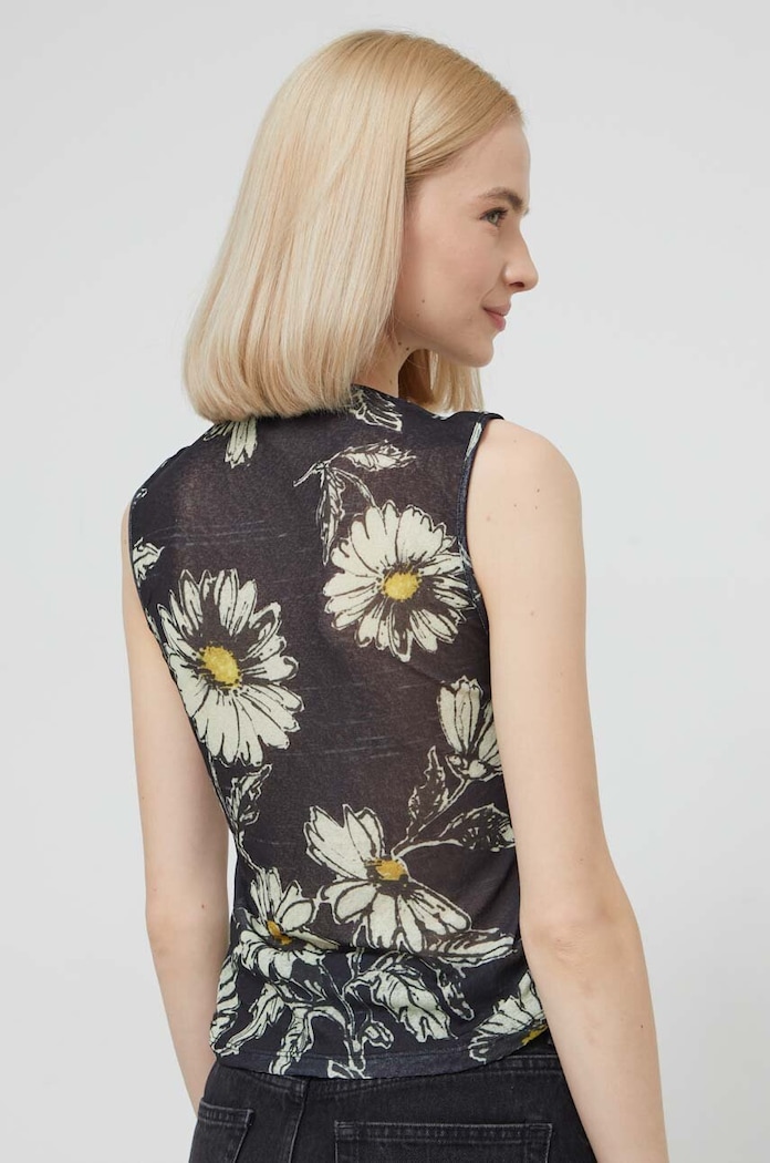 Oblačila Top Desigual 24SWTK24 črna