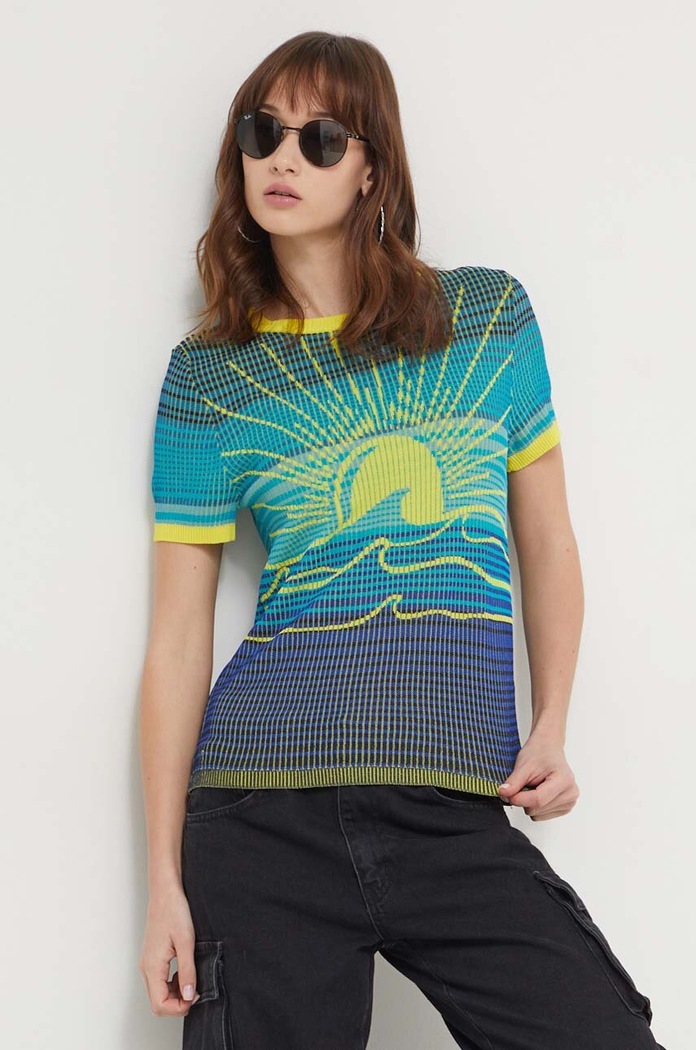 Desigual tricou cu modele multicolor 24SWTKA7