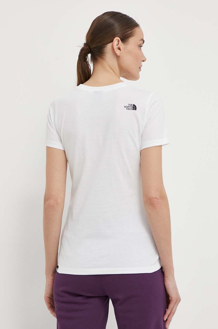 Дрехи Тениска The North Face NF0A87NHFN41 бял