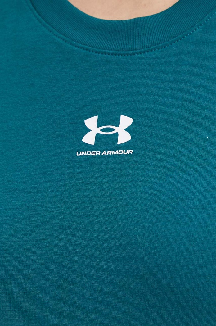 Under Armour tricou pentru femei cu bumbac Campus Core 1383648 verde