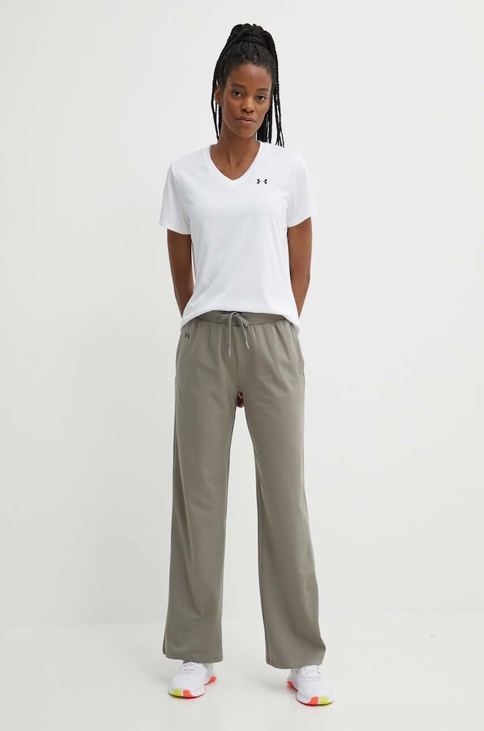 Under Armour tréninkové tričko dámské 1384229 bílá SS26