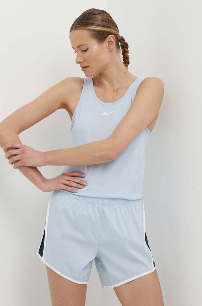 Tréninkový top Reebok Identity Training Supremium hladký modrá 100076281