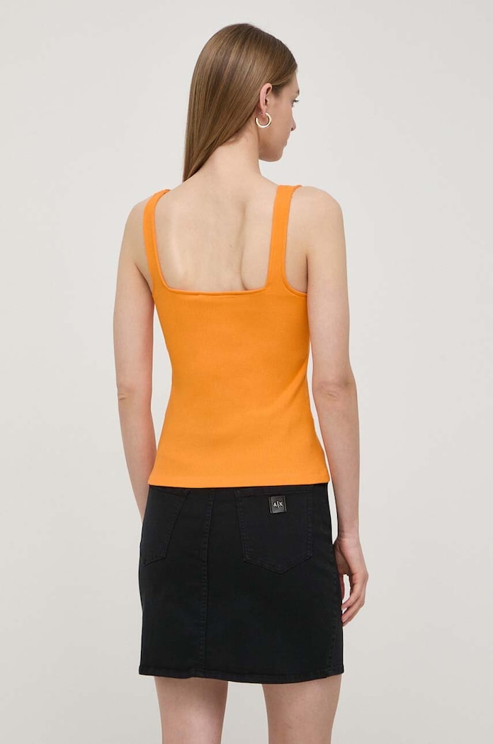 Oblečení Top Karl Lagerfeld 241W1717 oranžová