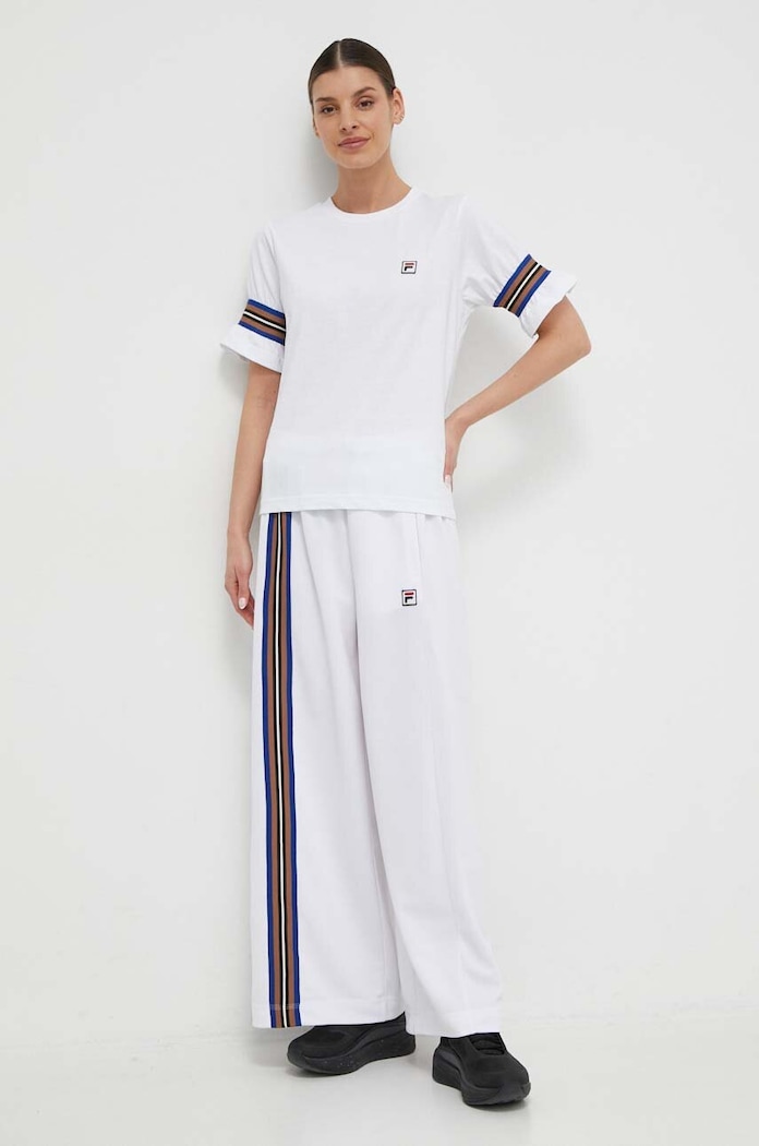 Μπλουζάκι Fila TW411140 λευκό SS24