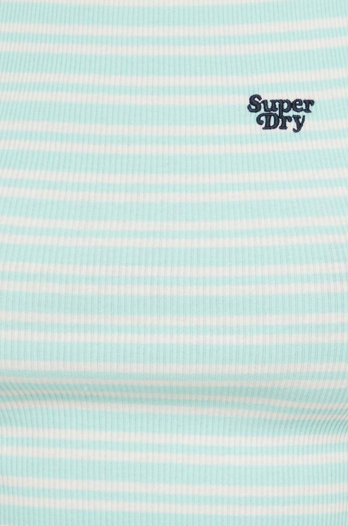 Bavlnený top Superdry W6011889A.2IT zelená