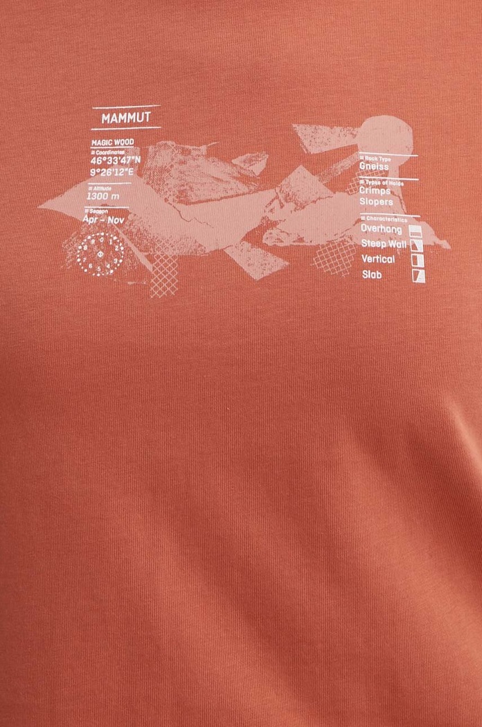 Mammut tricou Massone 1017.05171 portocaliu