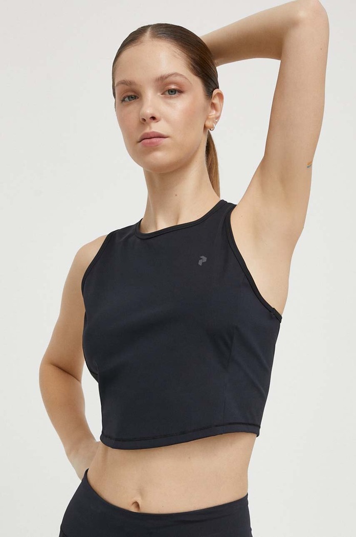 Sportovní top Peak Performance Power slim černá G79597
