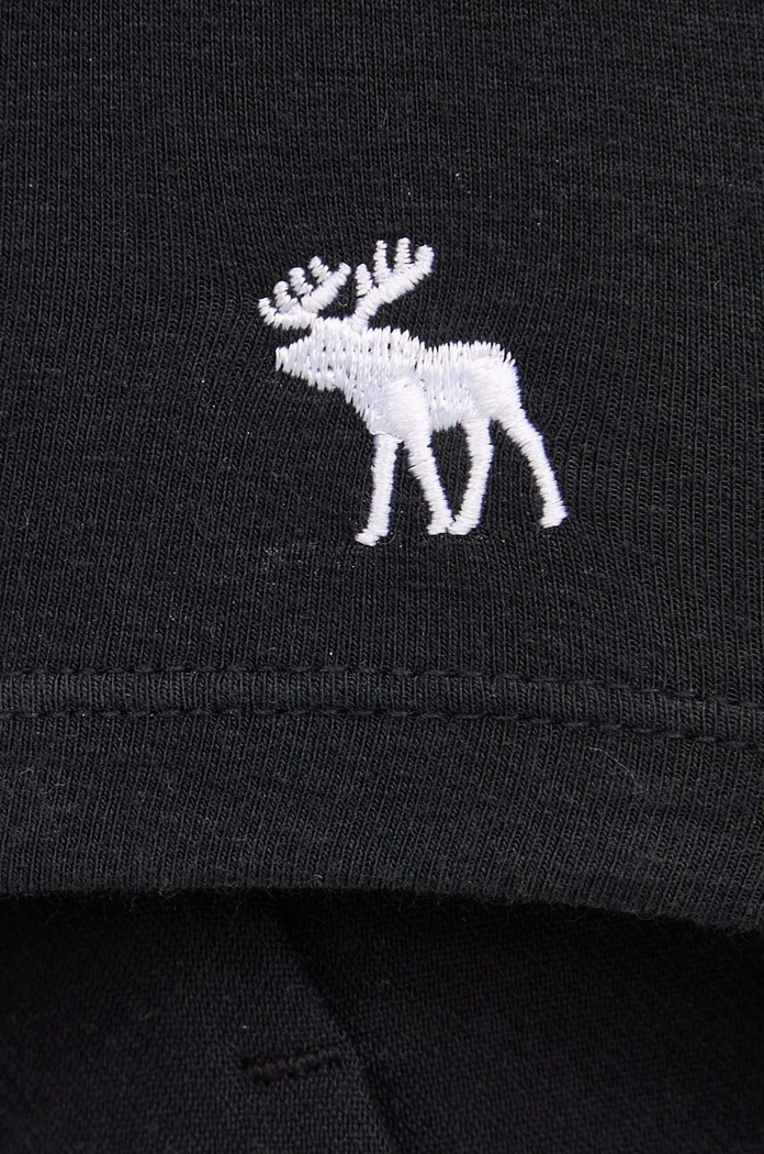 Abercrombie & Fitch t-shirt KI139.4420.900 fekete