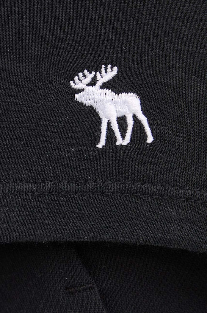 Abercrombie & Fitch t-shirt KI139.4420.900 fekete