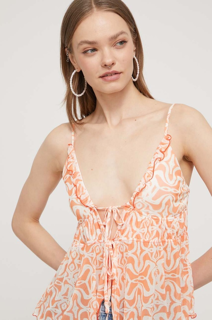 Top Desigual TOPI regular oranžová 24SWTKAG