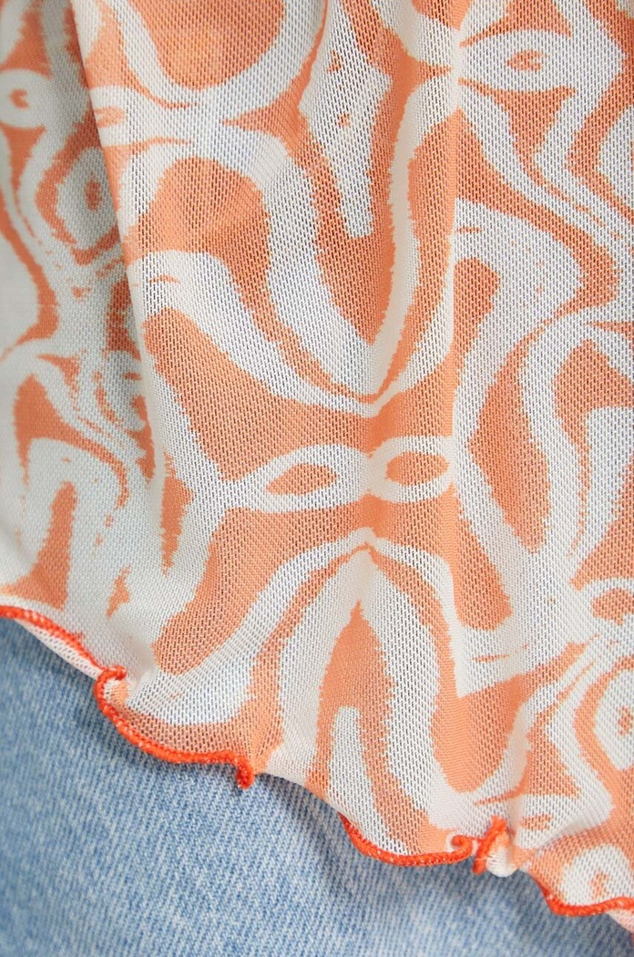 Top Desigual TOPI 24SWTKAG oranžová