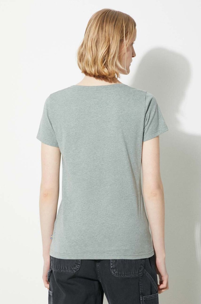 Ρούχα Μπλουζάκι Fjallraven 1960 Logo T-shirt W F83513.614.999 πράσινο