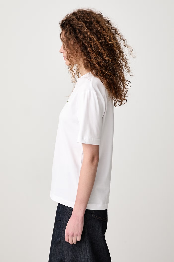 Majica za žene od pamuka Lacoste TF7215 bijela