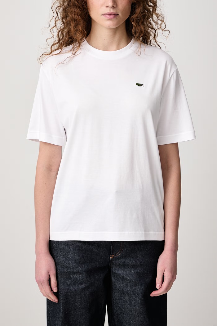 Majica za žene od pamuka Lacoste bijela TF7215