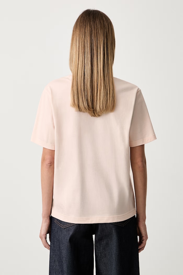 Clothing Lacoste t-shirt cotton Women's TF7215 pink