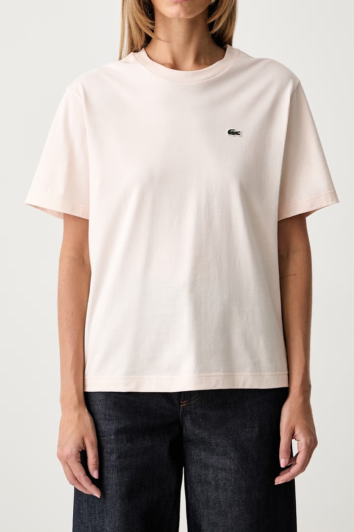 Lacoste tričko dámské bavlněné TF7215 růžová