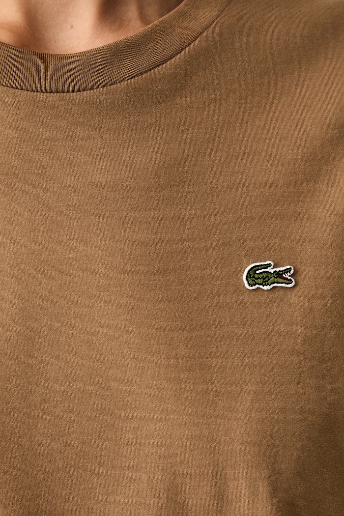 Lacoste tričko dámské bavlněné TF7215 hnědá