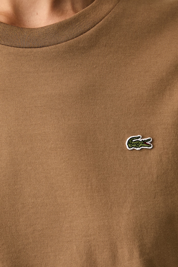 Lacoste tričko dámské bavlněné TF7215 hnědá