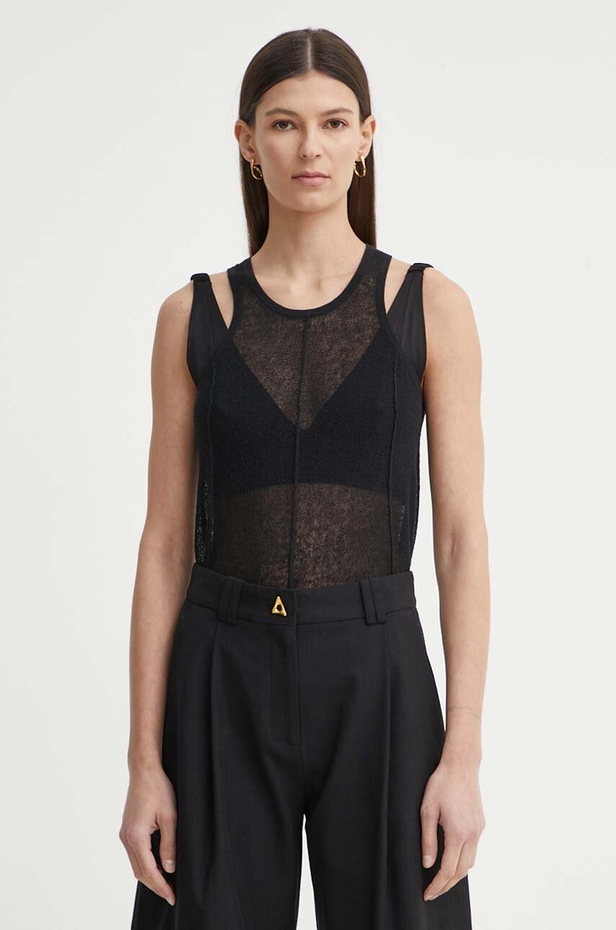 AERON top din amestec de in KISMET negru RSTO479489
