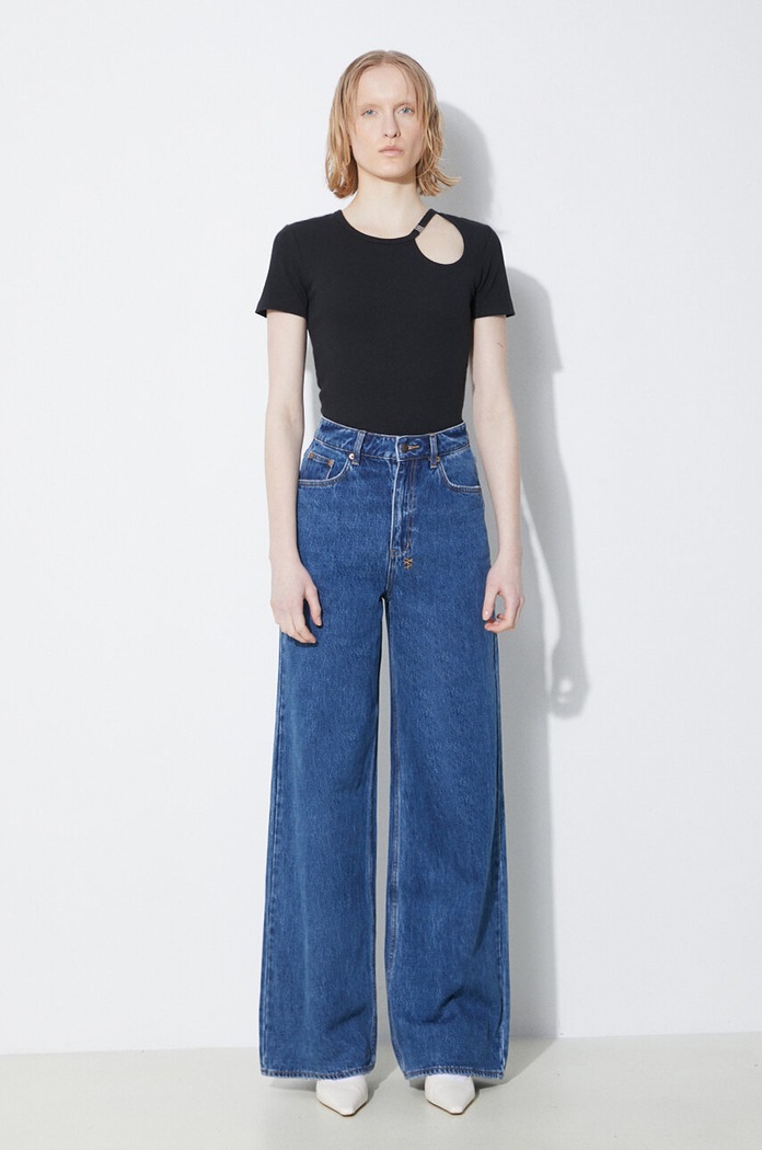 KSUBI t-shirt Arise Cut Out Ss Tee Black WSP24TE012 fekete SS24