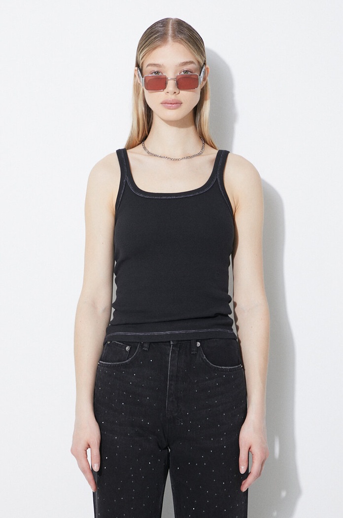 KSUBI top Arise Tank Top Black z elastanem czarny 5000005180
