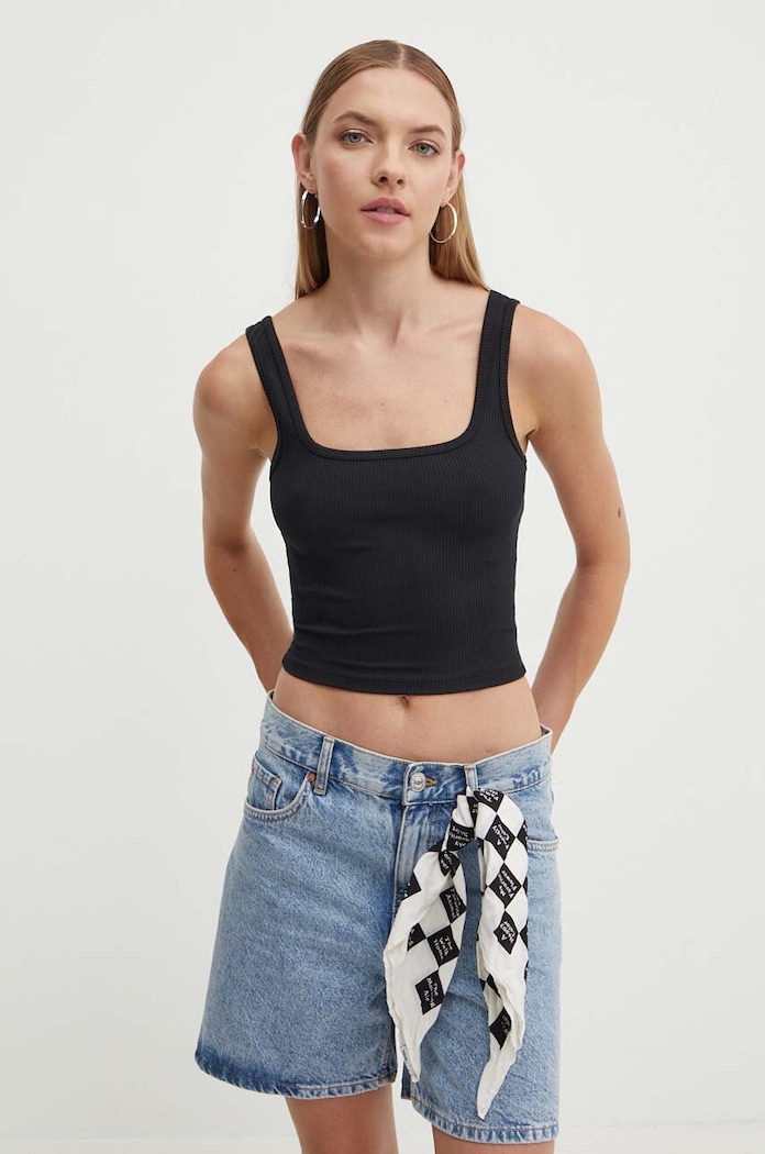 Top Hollister Co. slim čierna KI339.3553.900