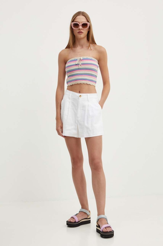 Hollister Co. Top din bumbac KI350.4156.534 bej SS24