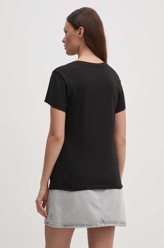 Odzież Calvin Klein Jeans T-shirt bawełniany 2-pack J20J220161 czarny