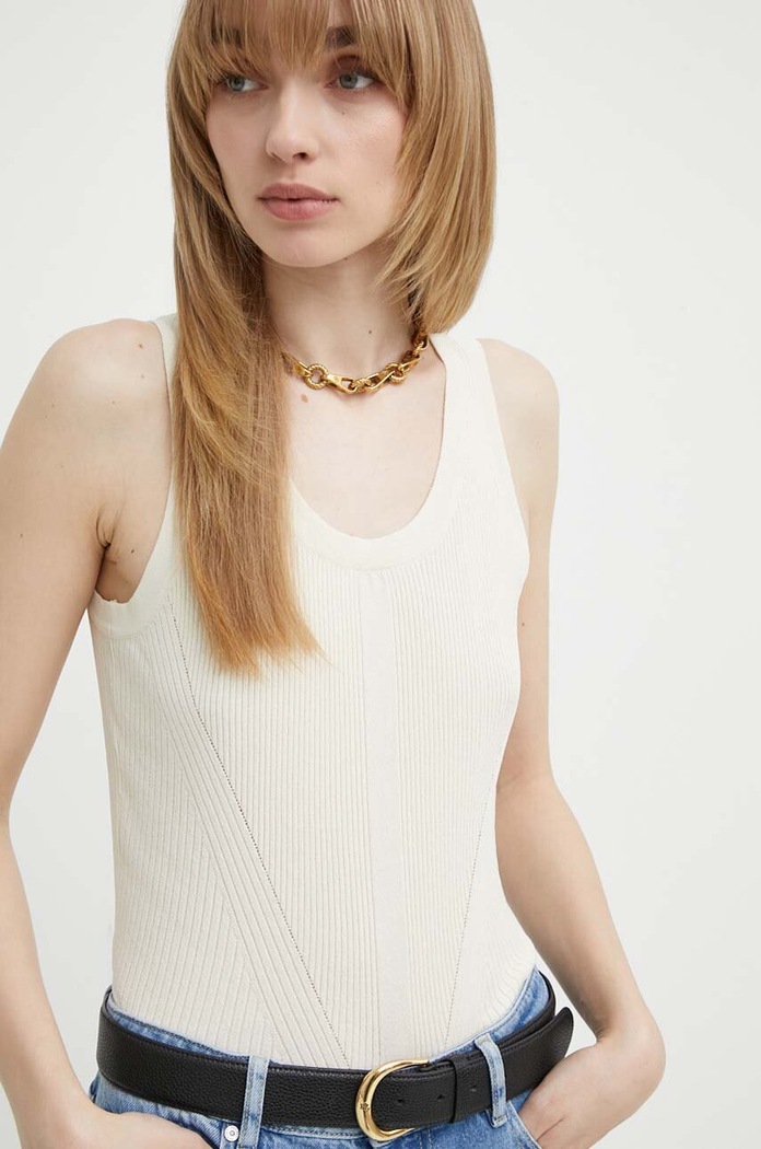 Bruuns Bazaar top GallberryBBIlyana knit top pozostałe beżowy BBW3925
