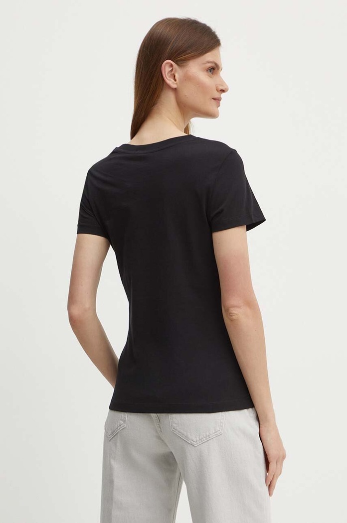 Дрехи Памучна тениска Calvin Klein Jeans J20J220253 черен