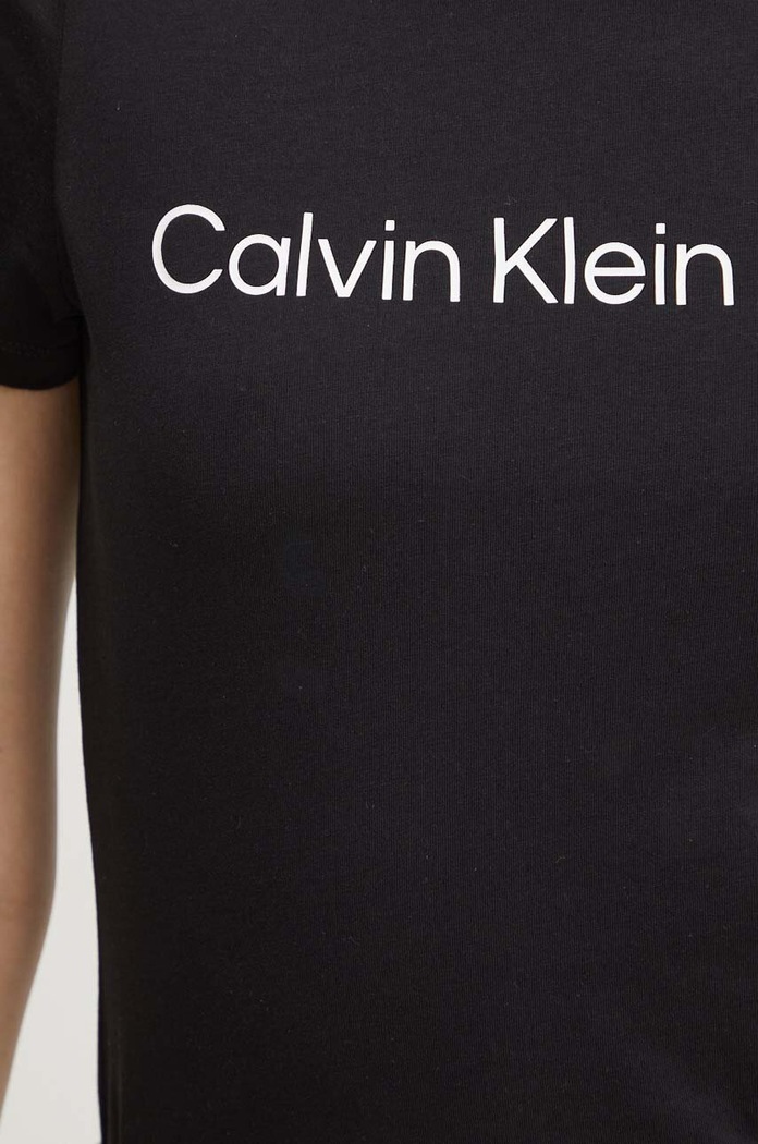 Памучна тениска Calvin Klein Jeans J20J220253 черен